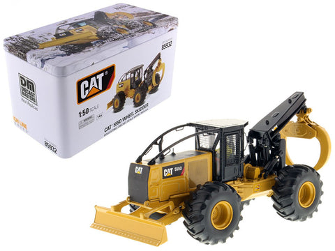 CAT Caterpillar 555D Wheel Skidder with Operator \"High Line Series\" 1/50 Diecast Model by Diecast Masters